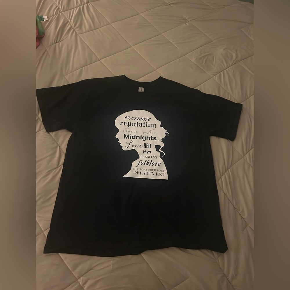 Taylor Swift Eras Inspired Silhouette Graphic T-Shirt